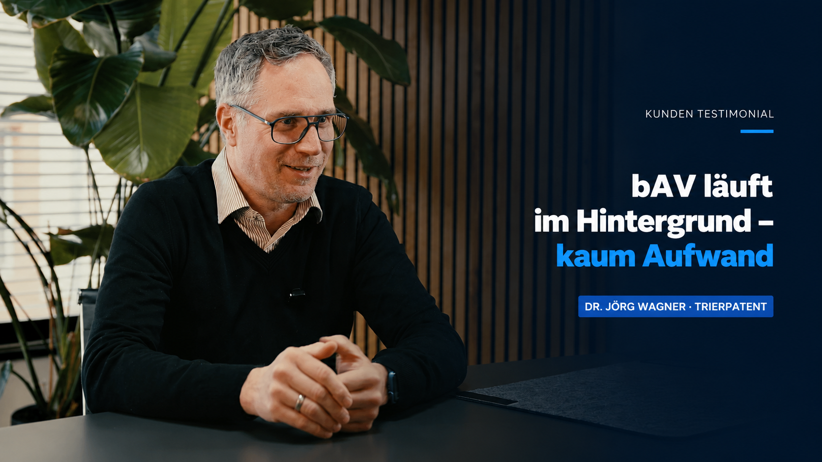 Erfahrungsbericht - Dr. Ing. Jörg Wagner von trierpatent