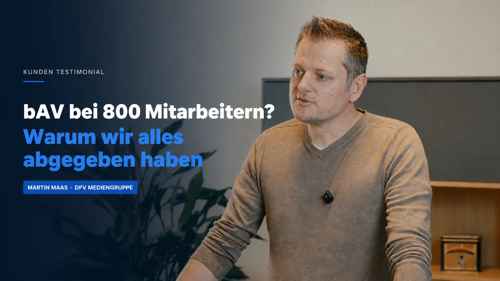 Erfahrungsbericht - Martin Maas von der DFV Mediengruppe